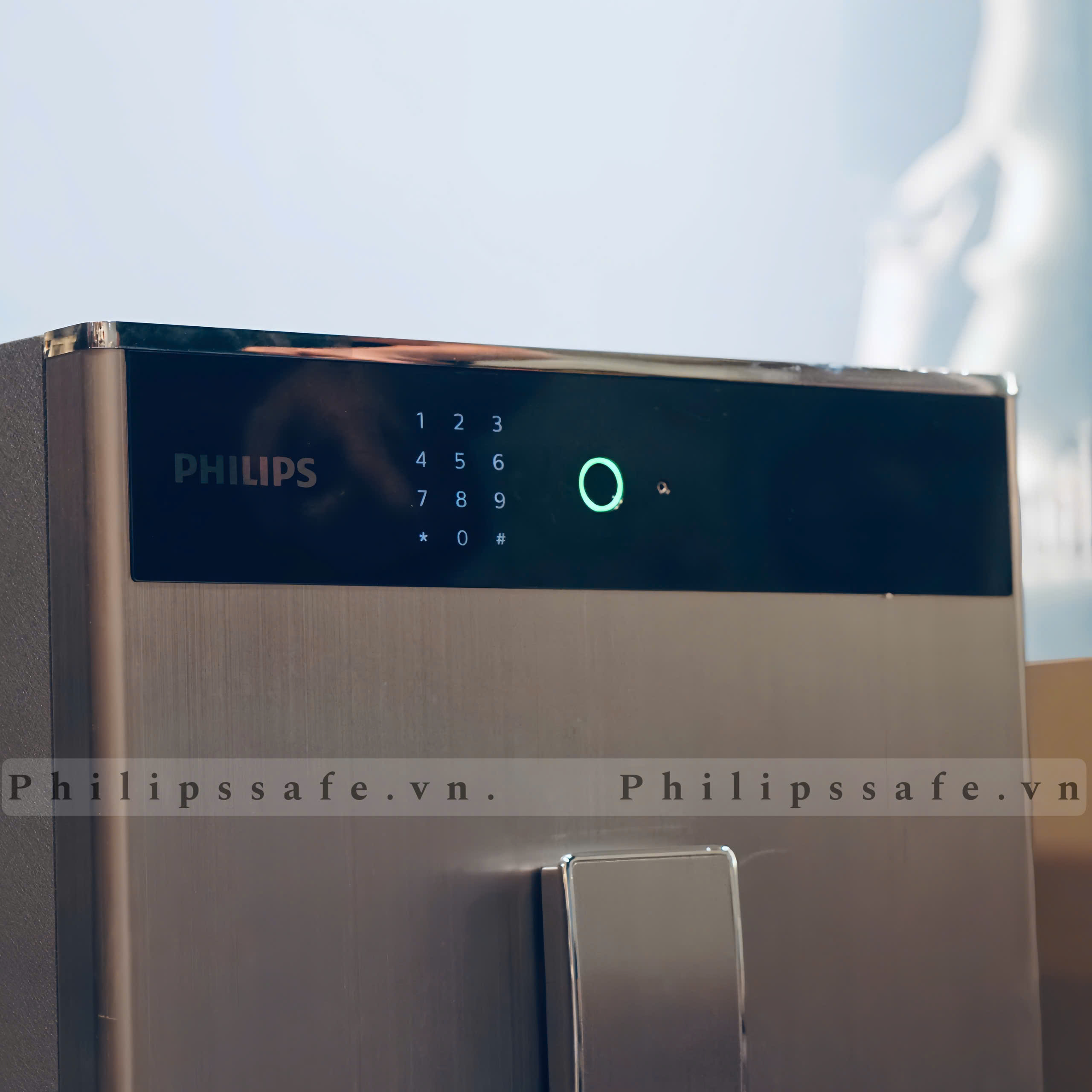 Màn hình cài đặt két Philips SBX 701 4B) Màn hình cài đặt két Philips SBX 701 4B)
