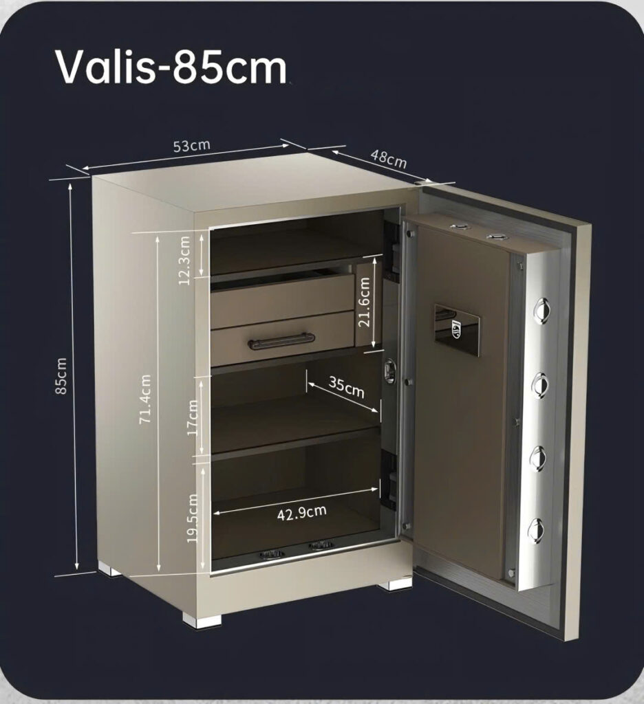 Kích thước lòng trong Valí 8BU